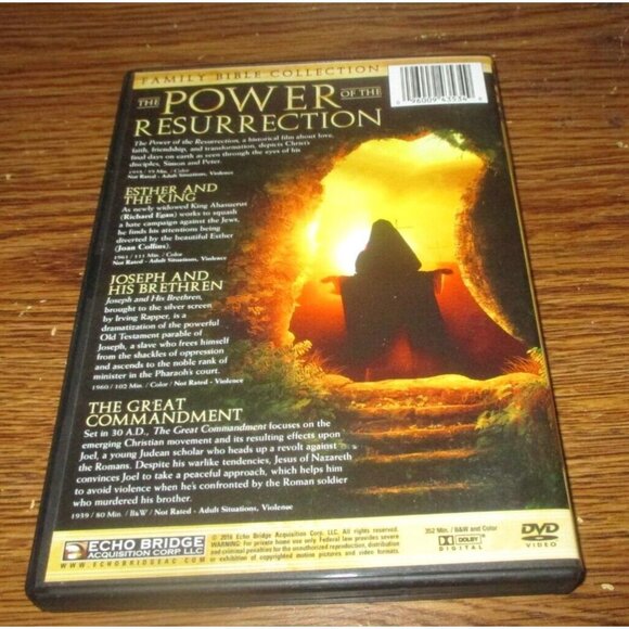 The Power of the Resurrection: Includes 3 Bonus Movies (DVD, 2016) - Picture 3 of 3